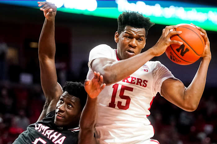 Blaise Keita 2022.11.10 Nebraska vs UNO Omaha MBB men's basketball USATSI_19402535